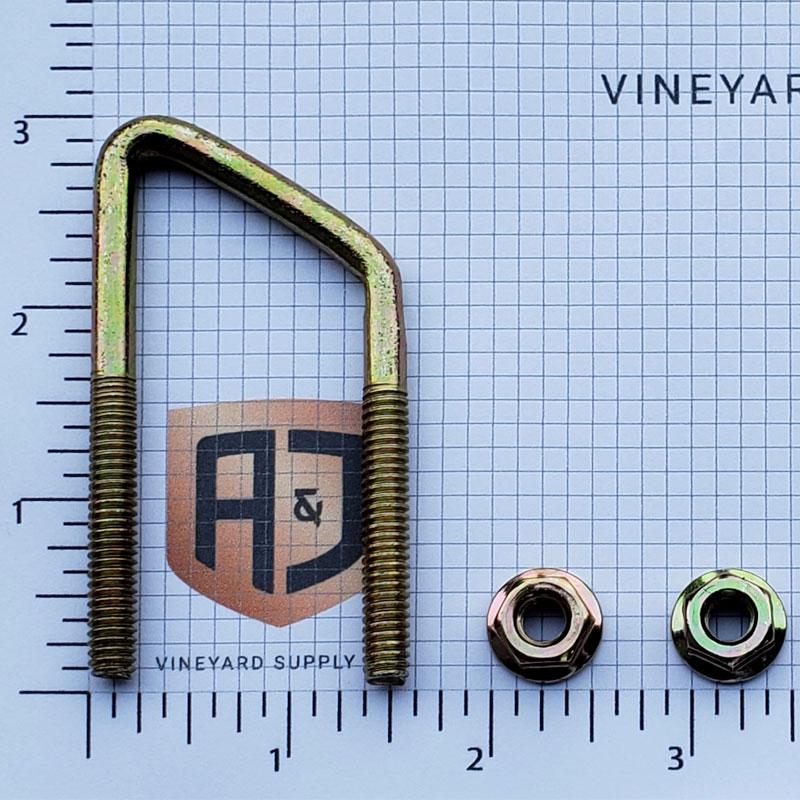 U-Bolt, Standard Metal Grapestake - Image 2